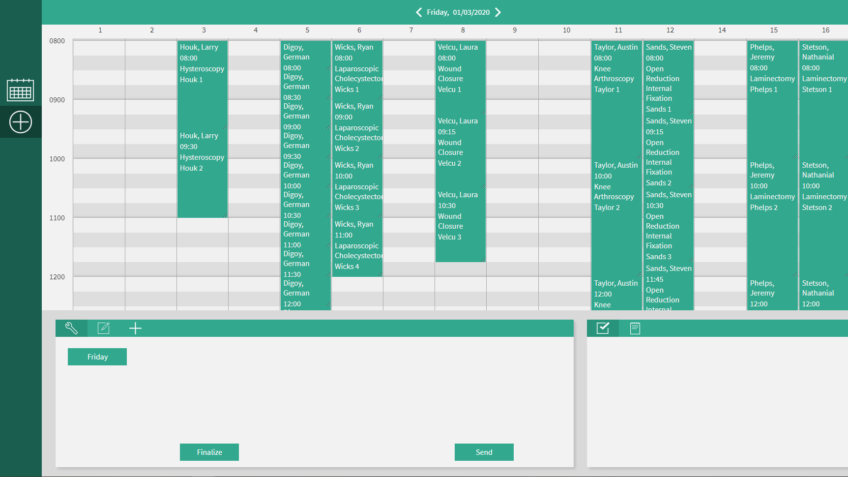 Surgery Schedule